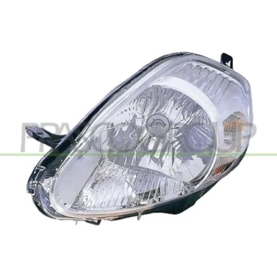 Imagen de PRASCO FT3424824 Faros izquierda H4 amarillo para circulación por la derecha con electromotor servomotor reg. alcance luces