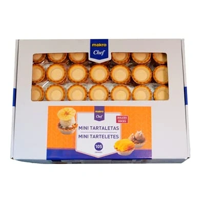 Imagen de Tartaletas y Vol Au Para Sorprender a Tus Invitados, Aperitivos Dulces Salados. Ideal Fiestas, Cumpleaños, Aniversarios Eventos (Chef tartaleta mini dulce 105 u. (total 1190 g))