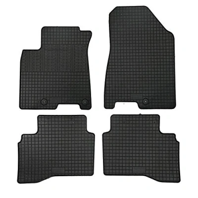 Imagen de AutoStyle CK RKI01 Juego de alfombrillas suelo caucho macizo delante y detrás 4 negro KIA: Niro