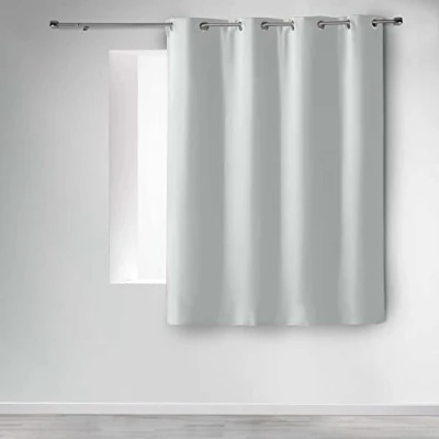 Imagen de douceur d&#039;Intérieur Cortina con ojales (poliéster, 135 x 180 cm, cerámica, Neige, cm