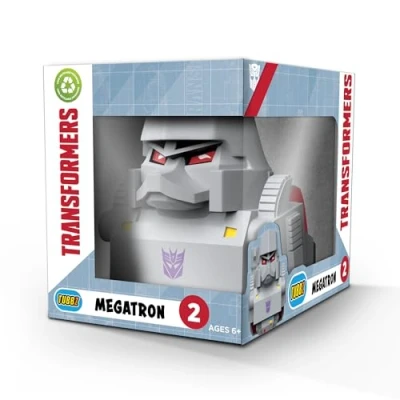 Imagen de TUBBZ Boxed Edition Megatron Figura Coleccionable de Pato Goma Vinilo Producto Oficial Transformers Películas Ciencia ficción, TV y Videojuegos