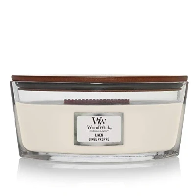 Imagen de WoodWick Scented Candle Ellipse Linen 9 cm / 19