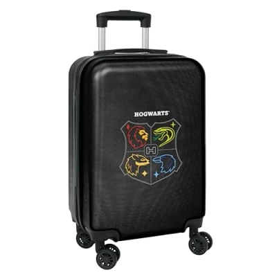 Imagen de Harry Potter House of Champions Trolley de Cabina 20 Pulgadas, Maleta con Ruedas, Candado Seguridad, Ligera, 34.5x20x55 cm, Color Gris Melange/Negro