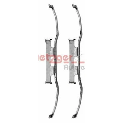 Imagen de METZGER 109 1213 Kit de accesorios, pastillas frenos MERCEDES BENZ: Sprinter 3 T Furgón, Camión plataforma/Chasis, Clase V