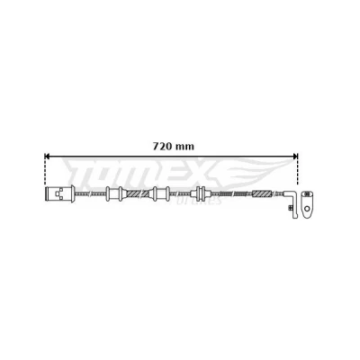 Imagen de Contacto de aviso, desgaste frenos TOMEX Brakes TX 30 39