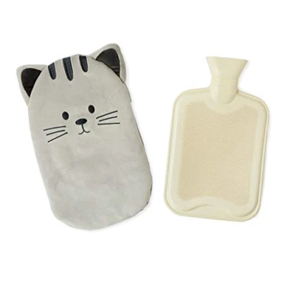 Imagen de Balvi Bolsa Agua Caliente Kitty Color Gris Botella de con Cubierta Suave en Forma ga