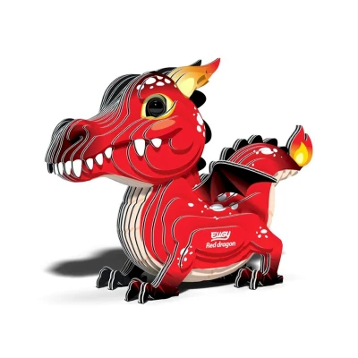 Imagen de Puzzle 3D Eugy Dragón Rojo