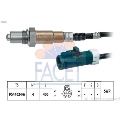 Imagen de FACET 10.7611 Sonda lambda Made in Italy OE Equivalent térmico, plana, Rosca engrasada 4 FORD: Focus Mk1 Hatchback, KA Hatchback