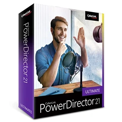 Imagen de CyberLink PowerDirector 21 Ultimate Professionelle Videobearbeitung Lebenslange Lizenz BOX Windows (64 Bit)