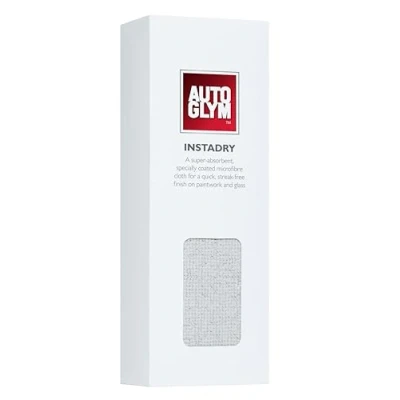 Imagen de Autoglym InstaDry Toalla de Microfibra Secado Rápido, Trapo Ultra Absorbente Acción Rápida para Limpieza Exteriores y Ventanas, Pulido &amp; Abrillantamiento, 50 cm x 44 Gris