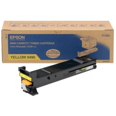 Imagen de AcuLaser CX28DTNC Epson S050490 toner amarillo (original)