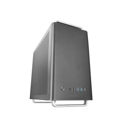 Imagen de Mars Gaming MC Elite, Caja PC Micro ATX Metálica de Alto Rendimiento, Diseño Mesh Lateral y Superior, 3X Ventiladores FDB, Minitorre con Pies Asas Aluminio, Soporte Dual PSU SFX, Negro