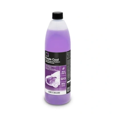 Imagen de ERRECOM Purple Cool, Líquido para Radiadores 30C/+107C, anticongelante G13 con Paquete de aditivos glicerina, Listo Usar, 1 Litro