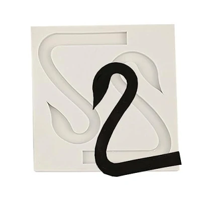 Imagen de Cisne DIY Chocolate Sugar Silicone Mold Baking Cake Decoration Tool (A907)