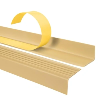 Imagen de QUEST Perfil para borde de escalera autoadhesivo, PVC, goma, 40 x 25