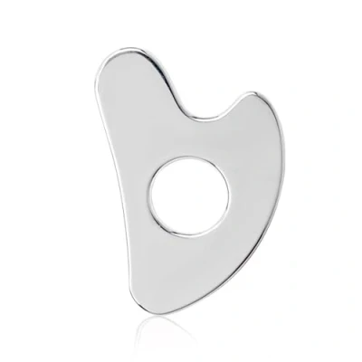 Imagen de liuchanghe Gua Sha Acero Inoxidable, Herramienta de Masaje Sha, Masajeador Facial para Cara, Ojos, Cuello, Cuerpo