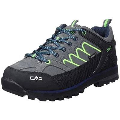 Imagen de CMP Moon Low Trekking Shoe WP, Zapatillas de Paseo. Hombre, Grey Verde Fluo, 43 EU