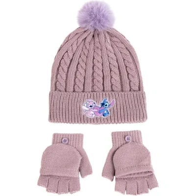 Imagen de CERDÁ LIFE&#039;S LITTLE MOMENTS Diseño Divertido y Único Gorro Guantes Stitch Conjunto de 2 Piezas, Multicolor, One Size para Niños