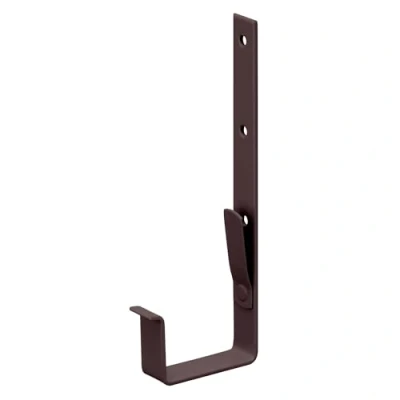 Imagen de INEFA soporte para canalón caja, PVC NW 68marrón oscuro accesorios, fácil instalación,made in Germany