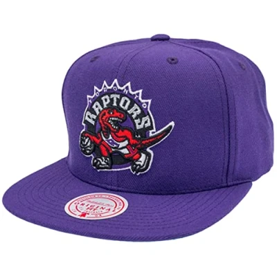 Imagen de Mitchell &amp; Ness NBA/HWC Team Ground 2.0 El Snapback, Toronto Raptors Púrpura, Talla única