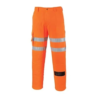 Imagen de Portwest Pantalón Combat Para Ferrocarriles., Tamaño: M, Color: Naranja Altos, RT46ORTM