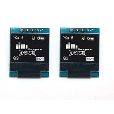 Imagen de Fasizi 2 unids 4P 0.66 pulgadas OLED módulo de pantalla 64x48 IIC I2C para Arduino AVR STM32 LCD