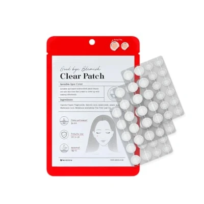 Imagen de Mizon Parche para el Acné, Cubriendo Granos, Cubierta Protectora, Impermeable, de Excelente Adhesión a la Piel (44 unidades) Good Bye Blemish Clear Patch