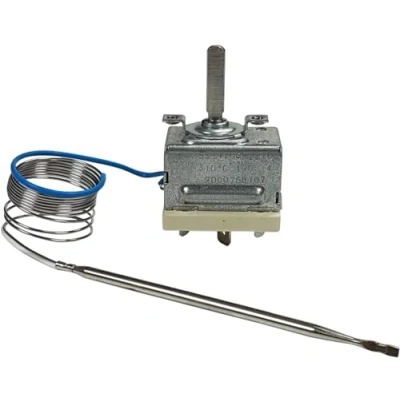 Imagen de Lichtblau termostato original EGO 55.17069.210 I Repuesto para hornos apto Bosch, Siemens, Neff y Constructa 499005 Regulador de temperatura horno hasta 310C Tubo capilar 1100 mm