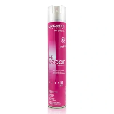 Imagen de SALERM Laca de Pelo Profesional Hi Repair Fuerza 5 650 ml Fijación Extra Fuerte Larga Duración con Hidrolizado Seda que Repara el Cabello Protege del Sol Anti Humedad