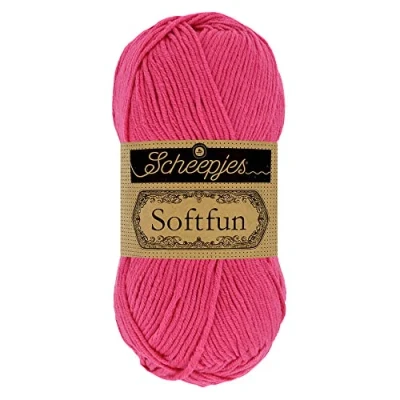 Imagen de Scheepjes 2495 Caliente Rosa Fun Hilo 10x50g