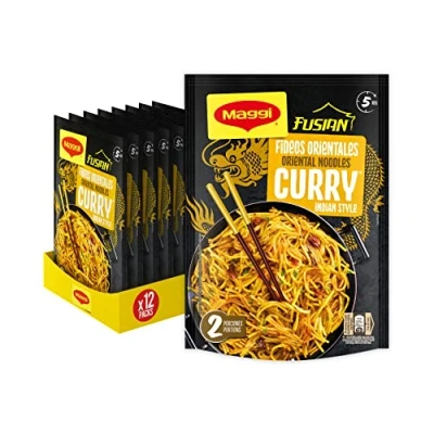 Imagen de Maggi Fusian Fideos orientales Curry, 118 g, pack 12