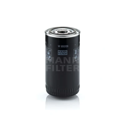 Imagen de MANN FILTER W 950/26 Filtro de aceite M 27 X 2 enroscable IVECO: EuroCargo IV, I III