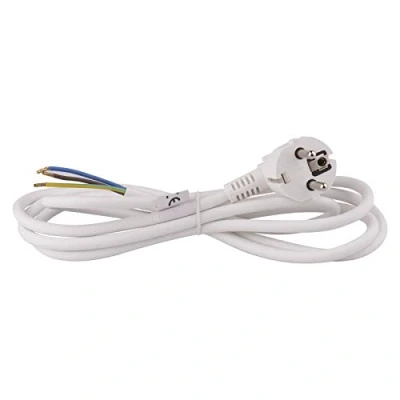 Imagen de Emos Flexo de Cable PVC 3 x 1,5 mm, 2 m, Color Blanco, KF CR2 H05VV F F3 hy005
