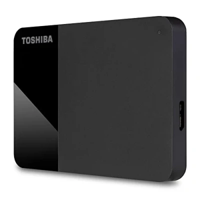 Imagen de Toshiba 1TB Canvio Ready Disco Duro Externo Portátil de 2,5 Pulgadas con USB 3.2 Gen 1 Alta Velocidad, Compatible Microsoft Windows 8.1, 10, 11 y macOS, Negro (HDTP310EK3AA)