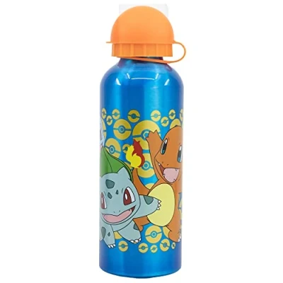Imagen de Botella de agua infantil reutilizable aluminio 530 ml Pokemon