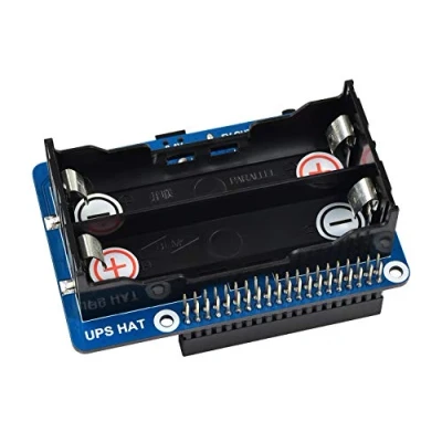 Imagen de Waveshare Raspberry Pi Uninterruptible Power Supply UPS Hat Stable 5V Output Multi Battery Protection Circuits