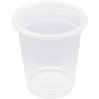 Imagen de TELEVASO 1000 uds Vasos de color transparente, polipropileno (PP) Capacidad 100 ml reciclables