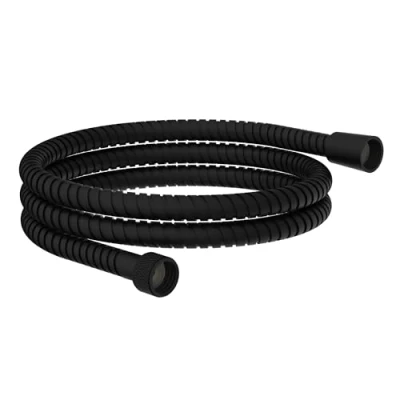 Imagen de EISL JM150MKCRPLUS B Manguera de ducha (1,5 m, acero inoxidable, protección adicional, 150 cm), color negro mate