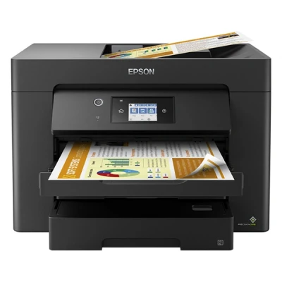 Imagen de Impresora multifunción Epson WorkForce WF 7830DTWF, Láser, 25 ppm, A3, Negro