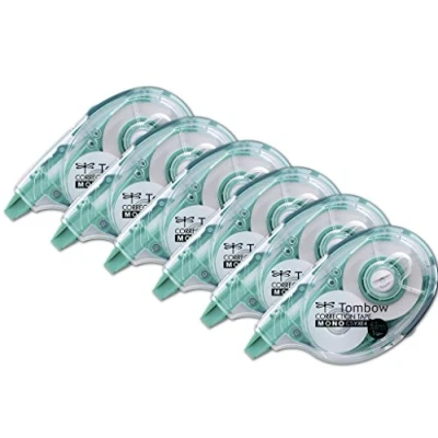 Imagen de Tombow CT YXE4 6P Cinta correctora recargable extra larga 4,2 mm x 16 m Officepack 6