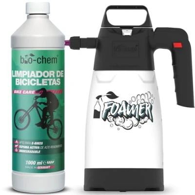 Imagen de Bio Chem Limpiador de cuadros bicicletas 5L + 750 ml grifo vaciado desengrasante antioxidante para bicicletas, montaña, carretera, eléctricas