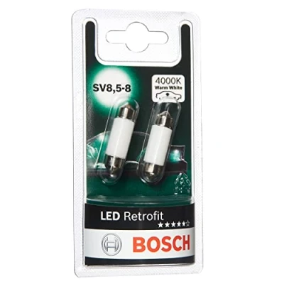 Imagen de Bosch C5W LED Retrofit Lámparas para vehículos, 12 V 1 W SV8, 5 8 35 mm, x2
