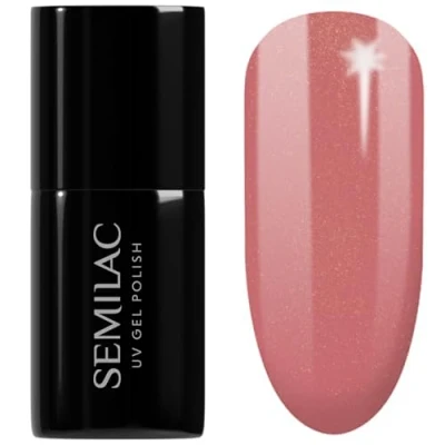 Imagen de Semilac Esmalte Semipermanente UV 378 Shimmer Stone Amber 7ml