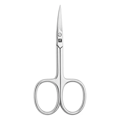 Imagen de ZWILLING Tijeras para cutículas (Corte preciso restos de cutícula, Filo afilado, Hipoalergénicas), Pulidas, Plata, 90 mm