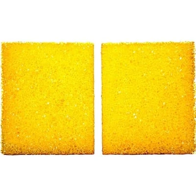 Imagen de GMBH 2 Esponjas Limpiadoras de Piedras Piedra Verde Blanca y Arcilla Limpiar sin Rayar XXL: 12 x 10 4 cm