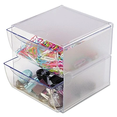 Imagen de Deflecto DE350101 Cubo organizador Deflecto, con 2 cajones.