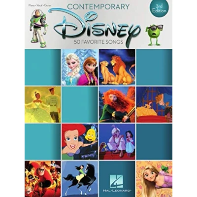 Imagen de Contemporary disney 3rd edition 50 favorite songs piano, voix &amp; guitare (Piano vocal guitar)