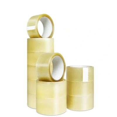 Imagen de MUNTRADE Cinta Adhesiva Transparente Embalar 48mm x 66m (12 Rollos) Transparente, Precinto