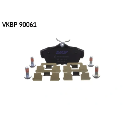 Imagen de SKF VKBP 90061 Juego de pastillas freno no preparado para indicador desgaste con accesorios