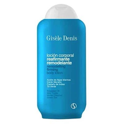Imagen de GISÈLE DENIS Loción Corporal Reafirmante Remodelante, 400 ml, Crema de Cuerpo, con Aceite Algas Marinas y Complejo Vegetal, Mejora Elasticidad Tersura, Piel Firme Suave